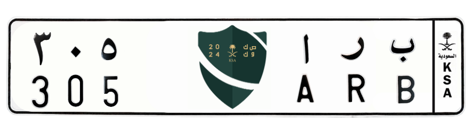 لوحة ب ر ا 305